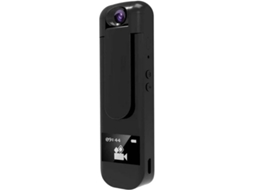 Caneta Mini Spy Camera 1080p Hd Giratória 180° Gravador Voz Mp3 Fone Ouvido Reuniões/conferências/entrevistas Preto Yizhood