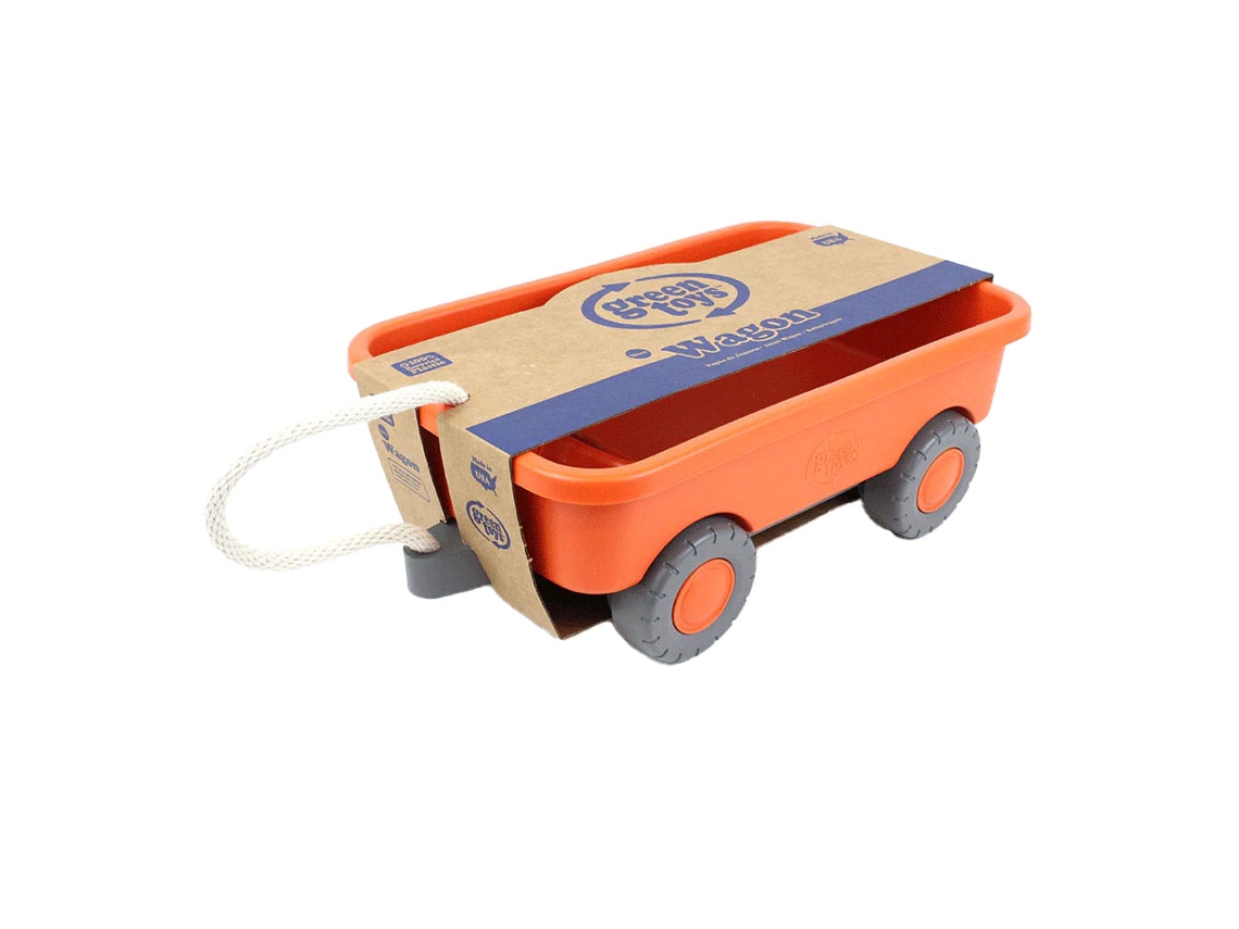 Carrinho De Brinquedo Laranja Da Green Toys Carrinho Sustentável Para Uso Externo, Ideal Para Crianças.