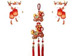 Decoração De Parede Com Pingente De Cavalo E Sino |
