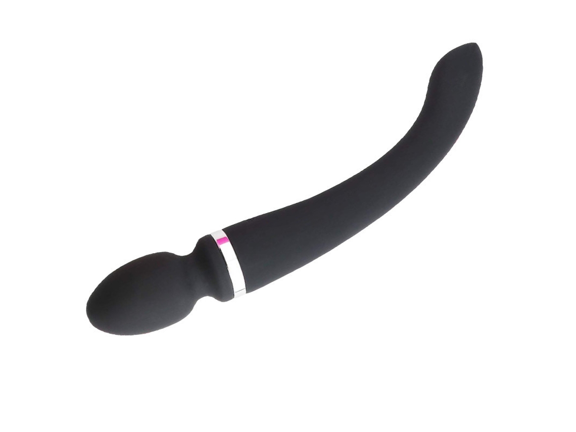 Vibrador Poderoso De Cabea Dupla De 10 Velocidades Para Mulheres (preto)