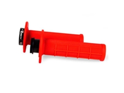 Punhos Unisex RTECH R20 lock-on half waffle (Vermelho - Tamanho Único)