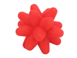 Bola Ouriço Massagem Vermelho Ioga Relaxamento Muscular Portátil