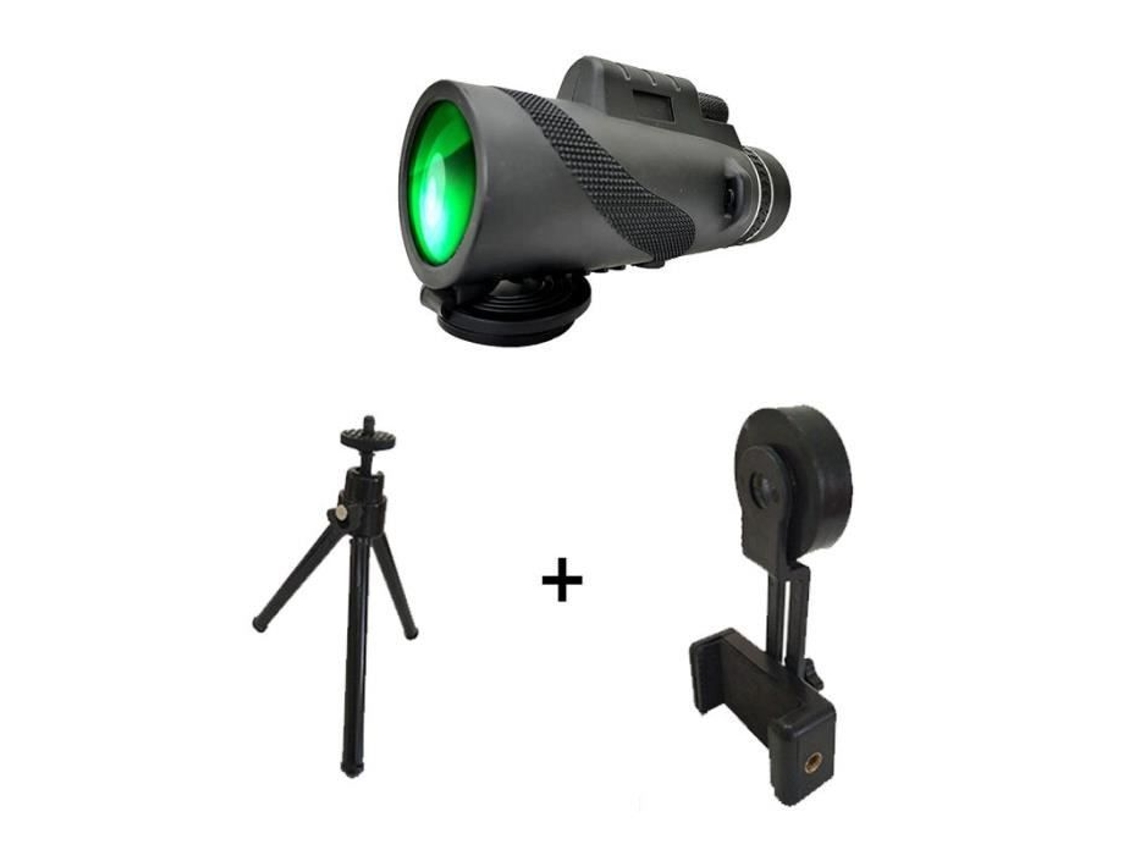 Binocular Tripé X Monocular-Telescópio Monocular 80X100 Hd Ampliação de Zoom Poderoso Tripé Telefone Câmera Clipe Telescópio Por YWEI