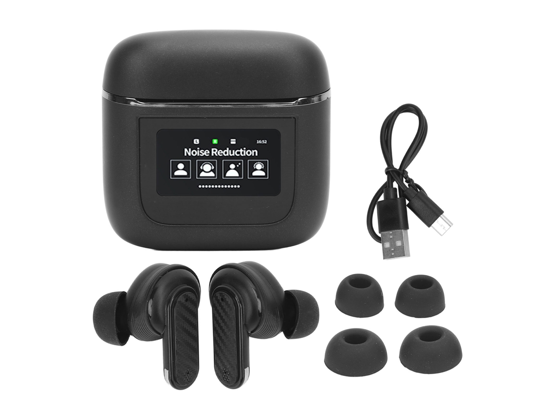 Auriculares traductores Bluetooth S/MARCA, 144 idiomas, traducción en tiempo real, control táctil, negro