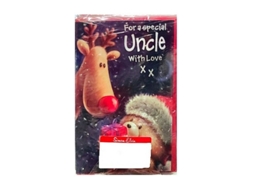 Cartão De Natal Simon Elvin Para Um Tio Especial Um Cartão Multicolorido Aquaforge (pacote Com 12)