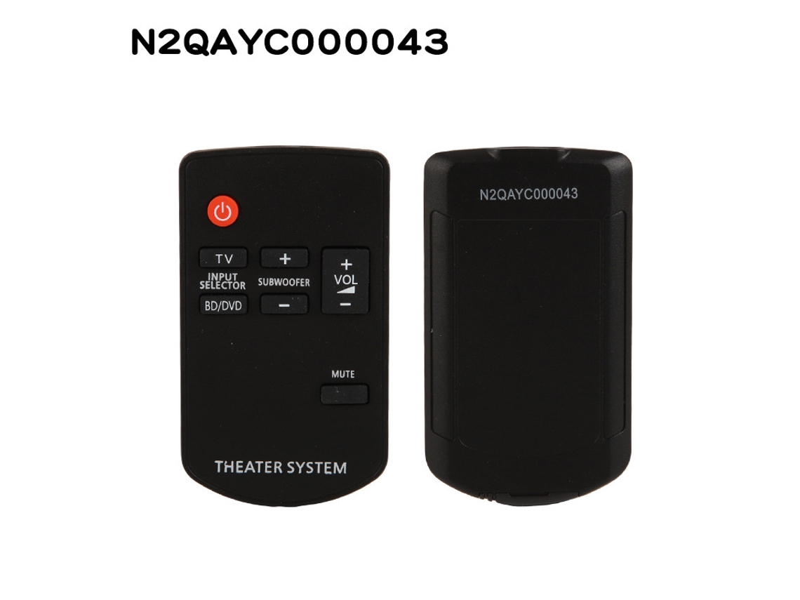 Compatível Com O Comando Da Televisão Panasonic N2qayc000043