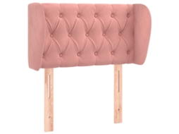 Headboard, Headboards Vidaxl Cor-de-rosa Veludo (83 X 23 X 78/88 Cm)