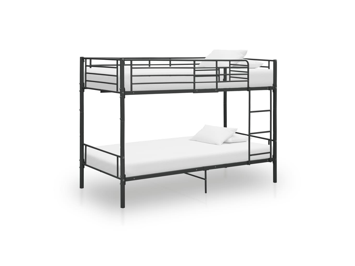 Beliche 90x200 Cm Metal Preto