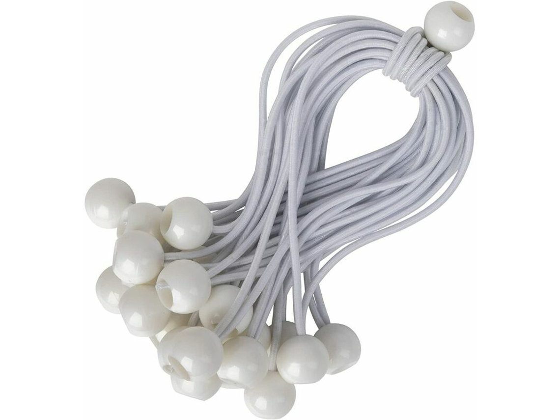 Elásticos Com Bolas, Pacote Com 25 X 15 Cm, Elásticos Universais Com Clipes, Tecido Elástico Resistente, Perfeito Para Camping, Bagagem E Lonas