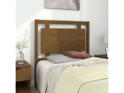 Vidaxl Cabeceira De Cama 95,5x4x100 Cm Pinho Maciço Castanho Mel
