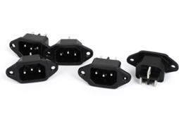 Conector de Entrada Energia Macho Iec 320c14 Ac 250v 10a CHABERLU