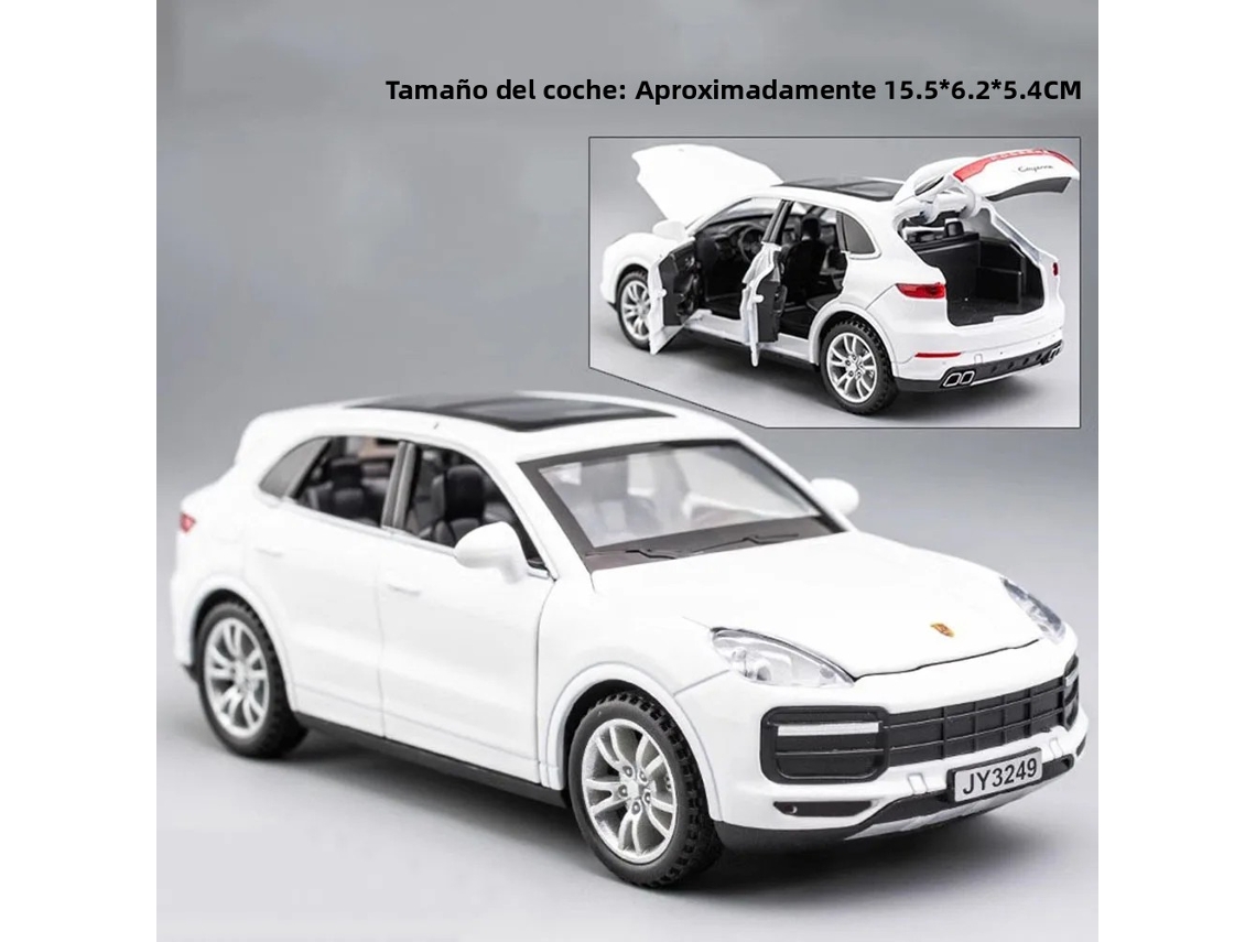 (cayenne Branco) Miniatura De Carro De Luxo Em Escala 1:32