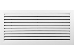 Conjunto de 2 Grelhas Ventilação Prateadas