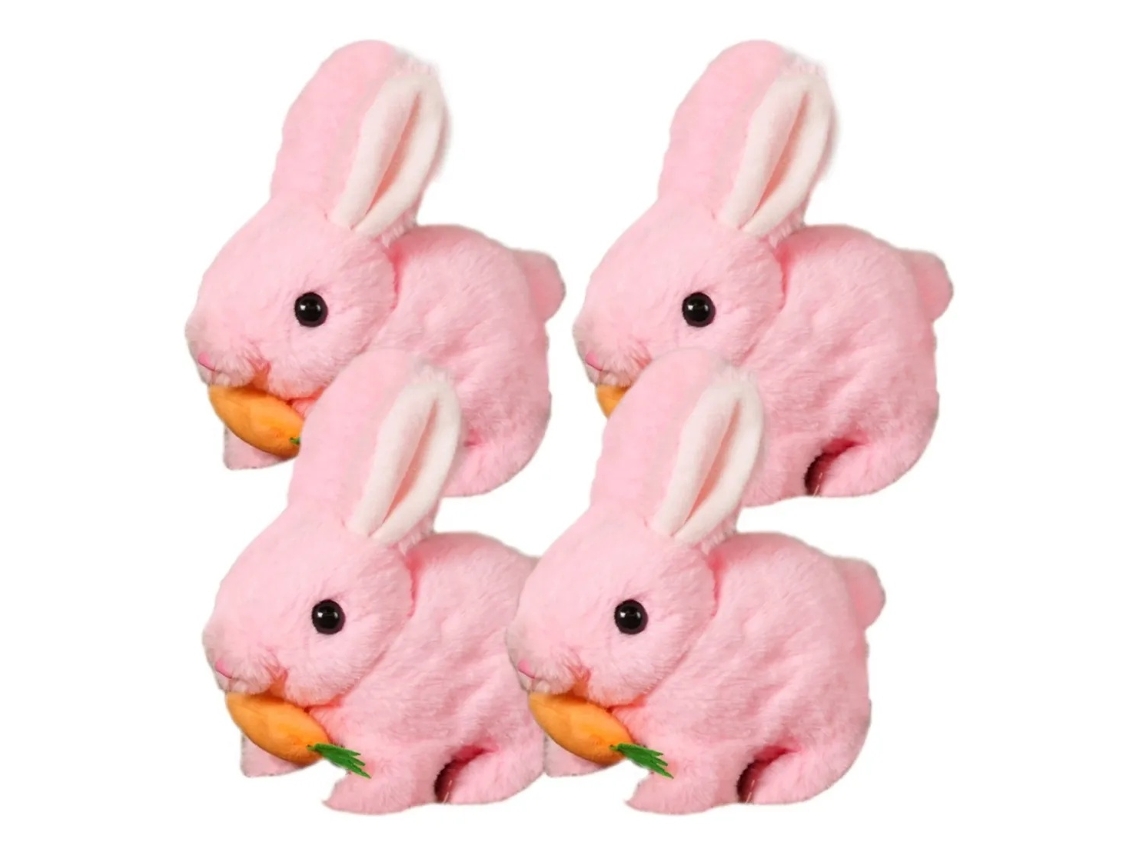 Lurelia Bunby Meu Coelhinho Da Páscoa Realista Em Peluche Colecionável, 16x10x16cm, Com Som Interativo