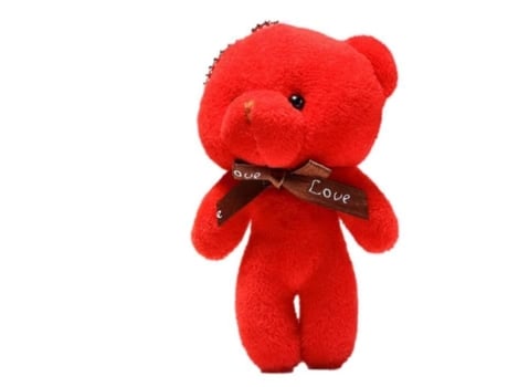 Porta-Chaves de Homem SUNGPUNET Urso Pingente Porta Animados Brinquedo Pelúcia Multicor