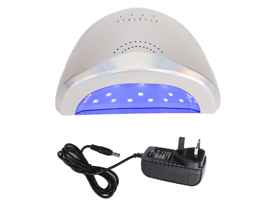 Lâmpada Led Para Unhas 48w Secador De Esmaltes Em Gel Ferramenta De Manicure Profissional (prata)