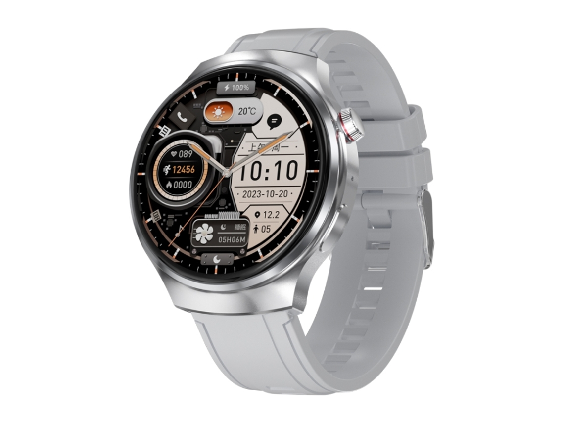 (prateado) Smartwatch Com Tela Colorida De 1,46 Polegadas, Compatível Com Ligações Bluetooth E Monitoramento De Frequência Cardíaca.