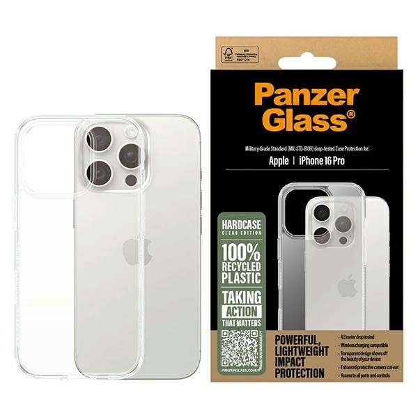 Capa Rígida PANZERGLASS Para Iphone 16 Pro Proteção Do Telefone Contra