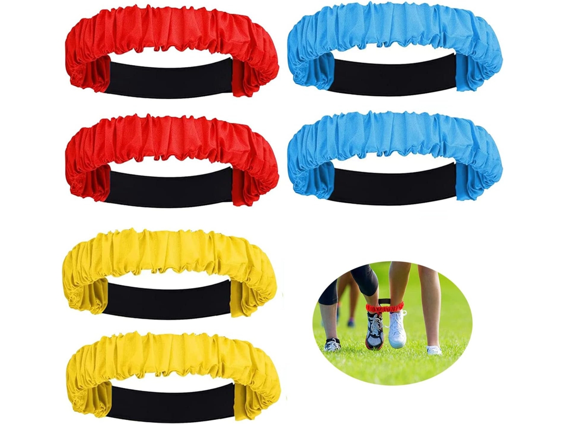 Conjunto De 6 Esteiras Ergométricas Três Pernas Com Elástico.-aquaforge