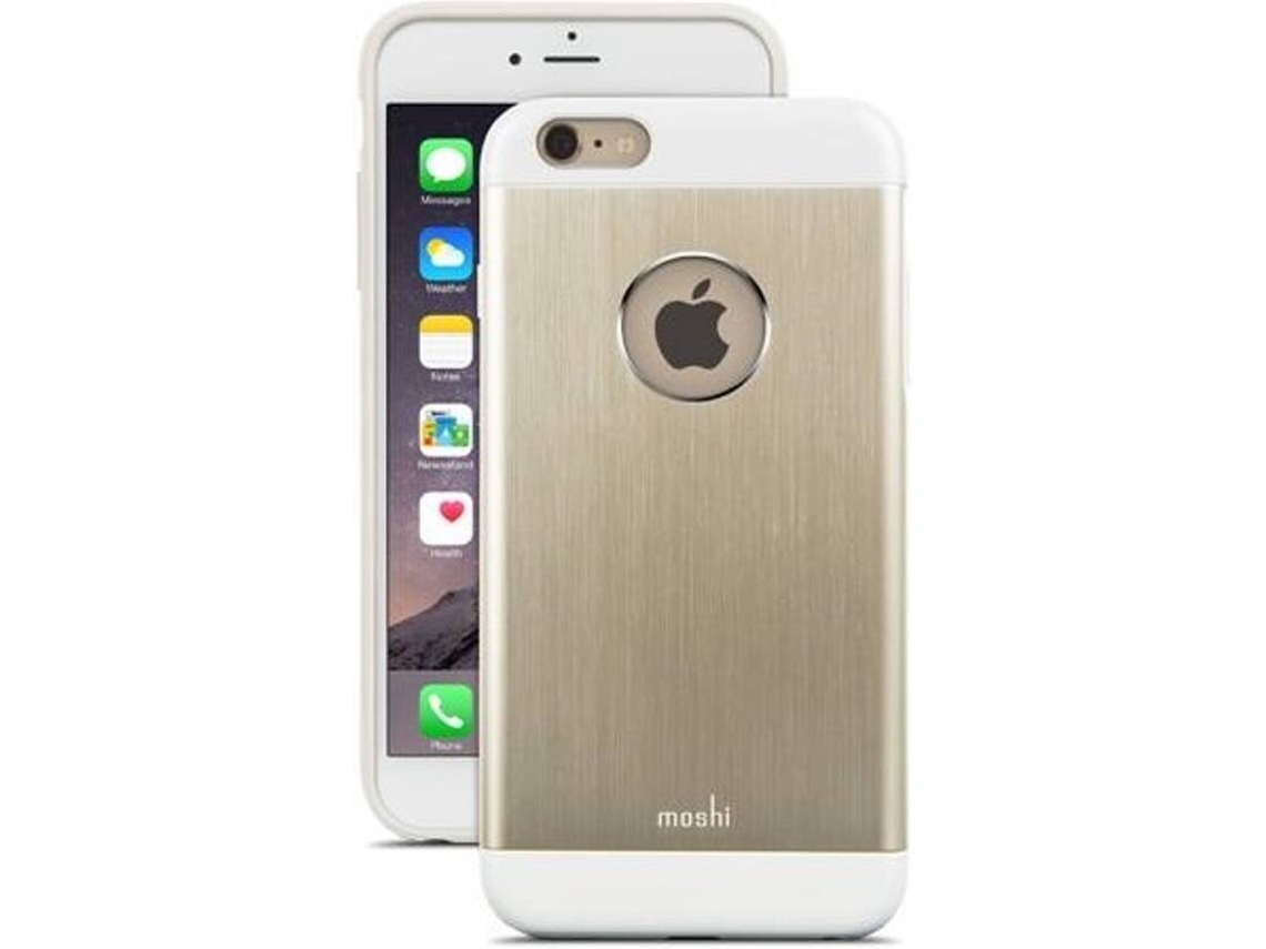 Capa iPhone 6 Plus, 6s Plus, 7 Plus, 8 Plus MOSHI Armour Dourado