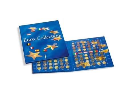 Álbum de Moedas Presso LEUCHTTURM Coleção Euro Volume 1