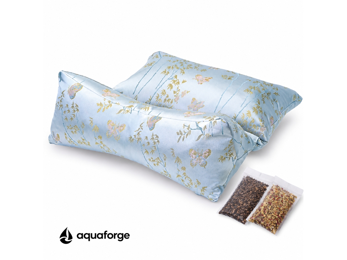 Almofada Cervical Ergonómica Fibra De Bambu 37 X 20 Cm