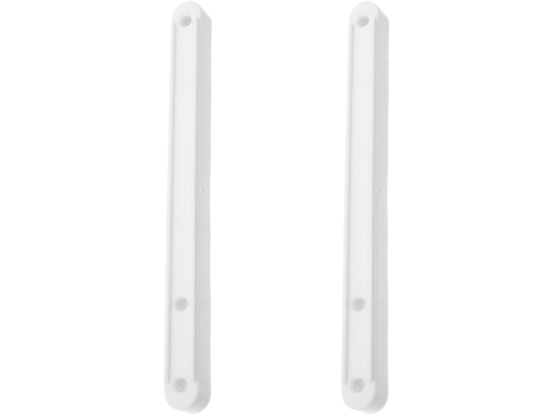 Conjunto De 2 Corrediças Para Gavetas 180mm Em Plástico Branco, Acessório Para Trilho Deslizante De Gavetas E Guarda