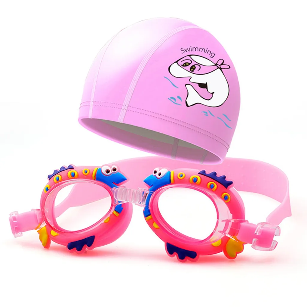 Conjunto Infantil de 2 Peças com Óculos de Natação e Touca AQUAFORGE