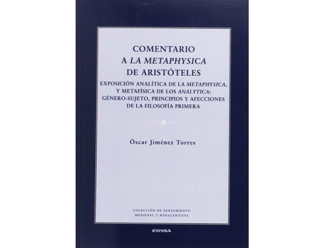 Livro Comentario A La Metaphysica De Aristo de Sin Autor (Espanhol)