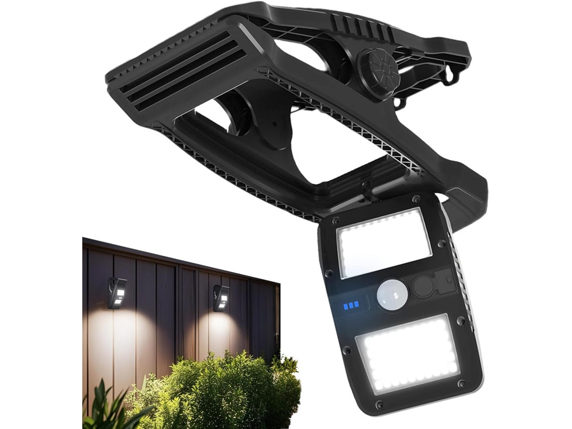 Luminárias Solares De Encaixe Para Exterior Com Sensor De Movimento
