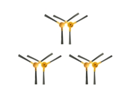 Conjunto De 6 Escovas Laterais Para Aspirador Robô Haier T550w T560h - Acessórios De Limpeza Doméstica Duráveis E De Reposição_ptg