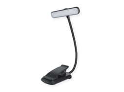 Luminária De Leitura Led, Recarregável, Clipe, 3 Cores, Para Estudo, Cabeceira, Trabalho, Artesanato Ou Viagens