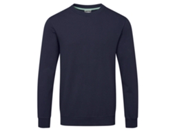 Moleton De Algodão Orgânico Reciclável - Roupas Sustentáveis Azul Marinho / P