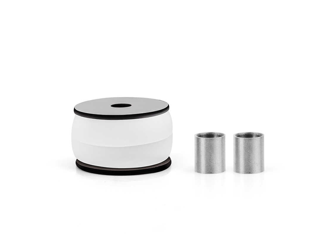 Kit de Amortecedores de Silicone para Gimbal de Câmara Fpv Hglrc X8 com Espaçador, Preto e Branco, para Drones Rc MDUG (2 Unidades)