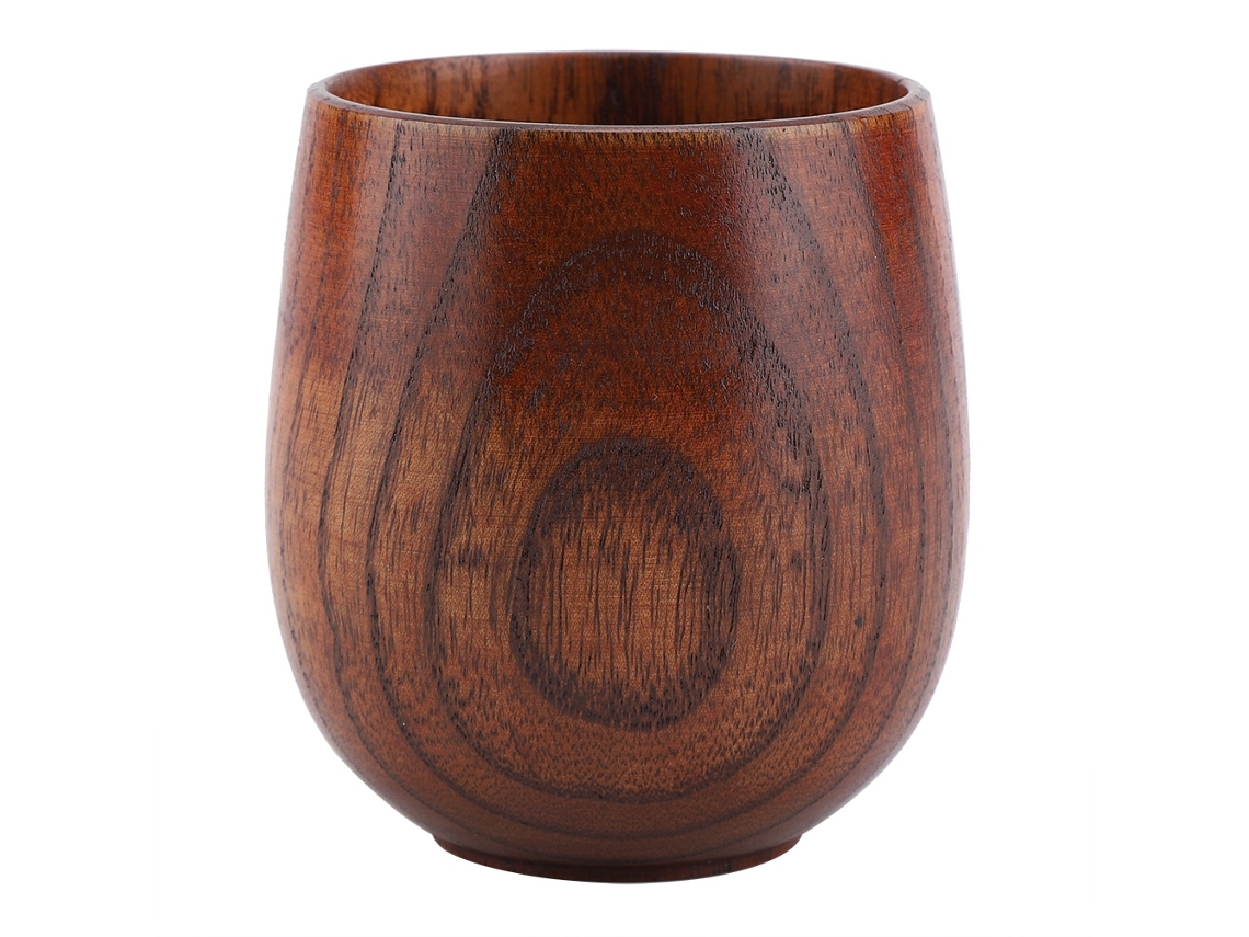 Caneca De Cerveja Retrô Madeira, Clássica E Natural Para Chá, Leite Suco. Aquaforge