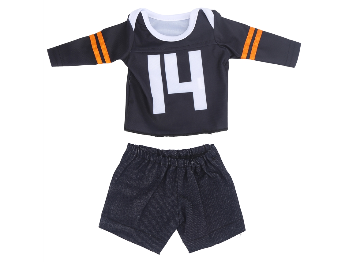 Roupas Para Boneca Bebê 18 Polegadas, Roupas De T-shirt Para Boneca Bebê, Roupas De Exercício Para Boneca