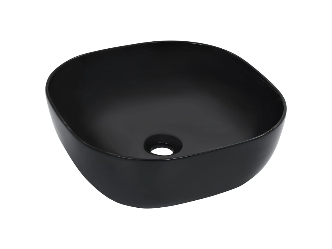 Basin, Basins Vidaxl Preto Cerâmica (n/a)