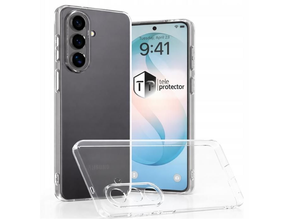 Capa Para Samsung Galaxy S26 / S26 Pro 5g - Capa De Silicone Gel Fina Vidro Temperado - Transparente