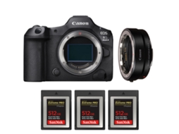 Eos R5 Mark Ii + Ef eos R + 3 Sandisk 512gb Extreme Pro Cfexpress Type B + Ebook “20 Dicas para Fotos Que Impressionam” CANON