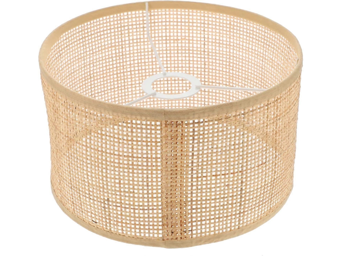Abajur De Vime Com Tecido E Clipe, Luminária De Chão, Luminária De Teto Para Mesa, Parede E Teto.