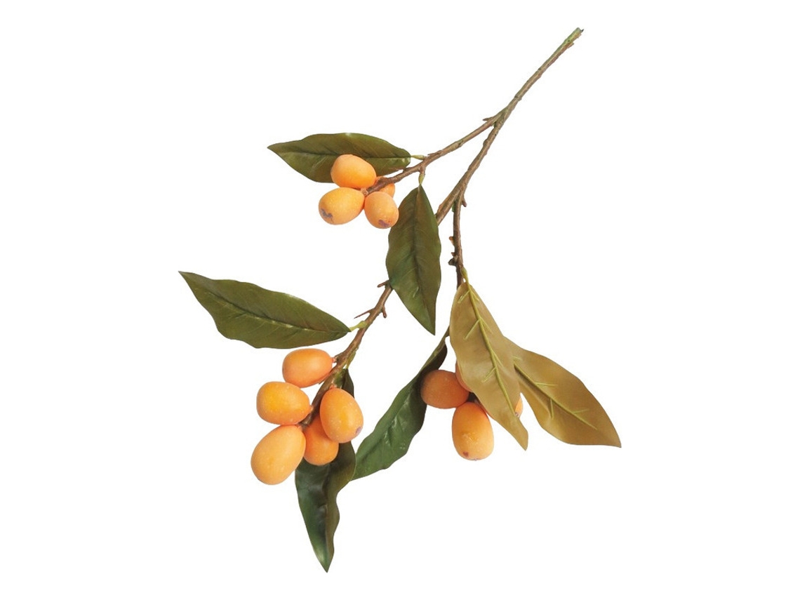 Nova Fruta Nêspera Artificial De 41 Cm Para Decoraçãovayotoy