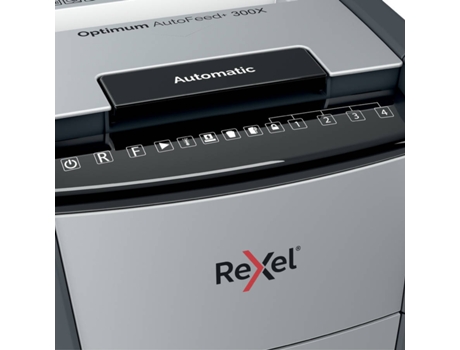 Destruidora Automática REXEL Opt.  AutoFeed+300 (300 folhas - Capacidade: 60 L)