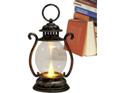 Abajur De Mesa Lanterna Led A Bateria Luz Decorativa