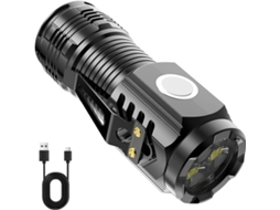 Mini Lanterna Tripla De Led Com Clipe Bolso, Super Brilhante,