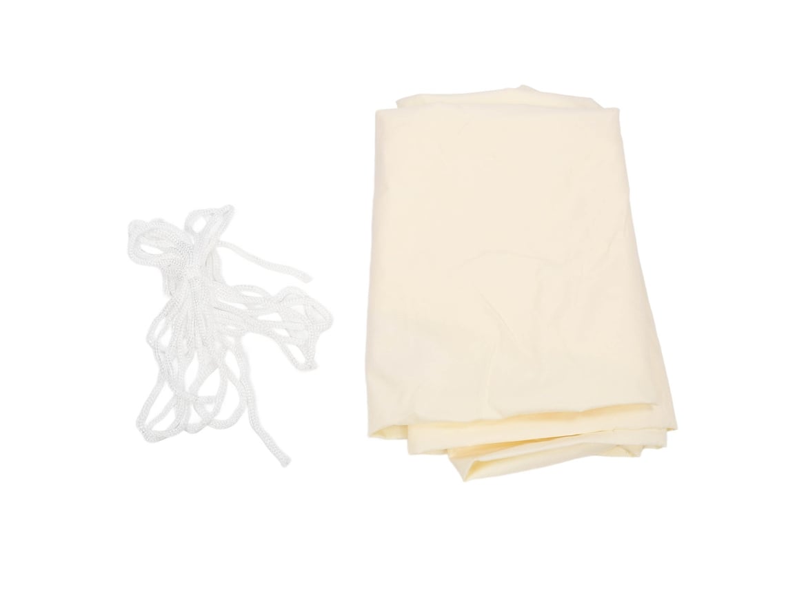 Sail de Sombra Triangular Impermeável 90% Uv Branco Leite