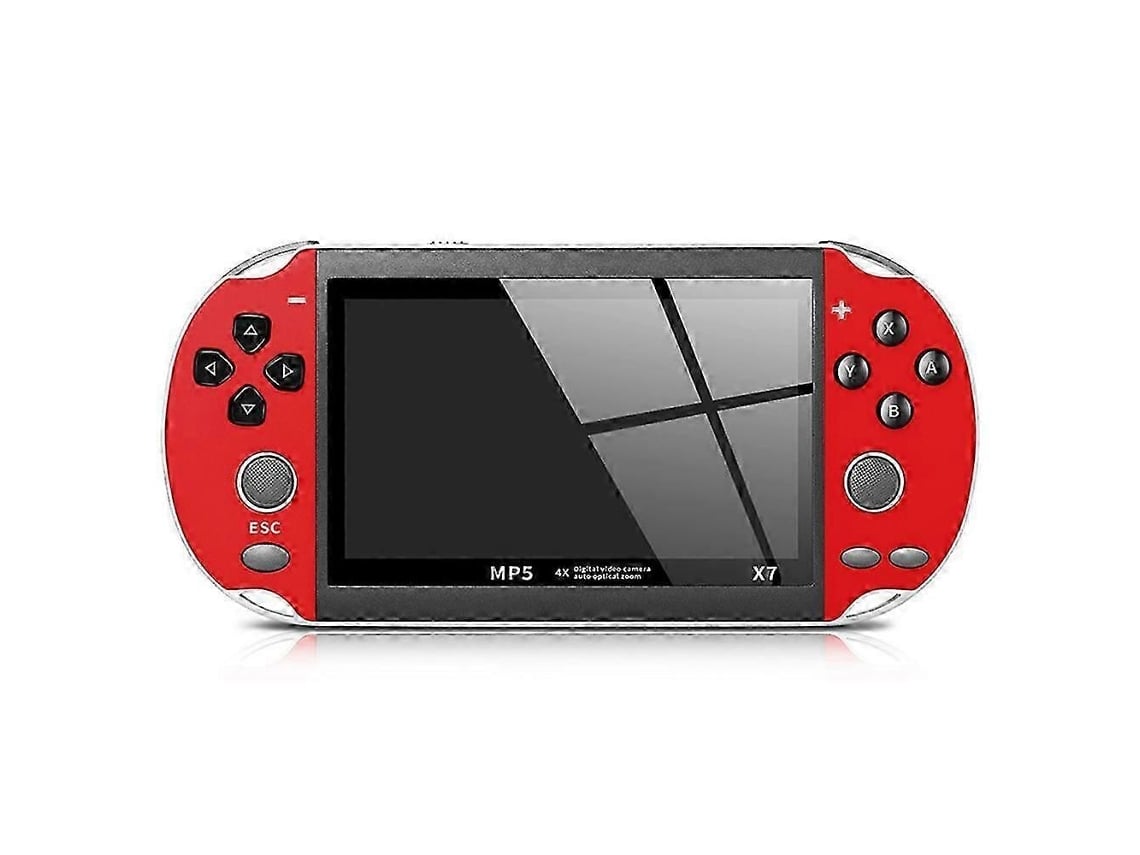 Console de Jogos Portátil X7 4,3 Polegadas com Joystick Duplo, Mini 10.000 e Capacidade P Ara 2.025 Jogos. GOKOCO