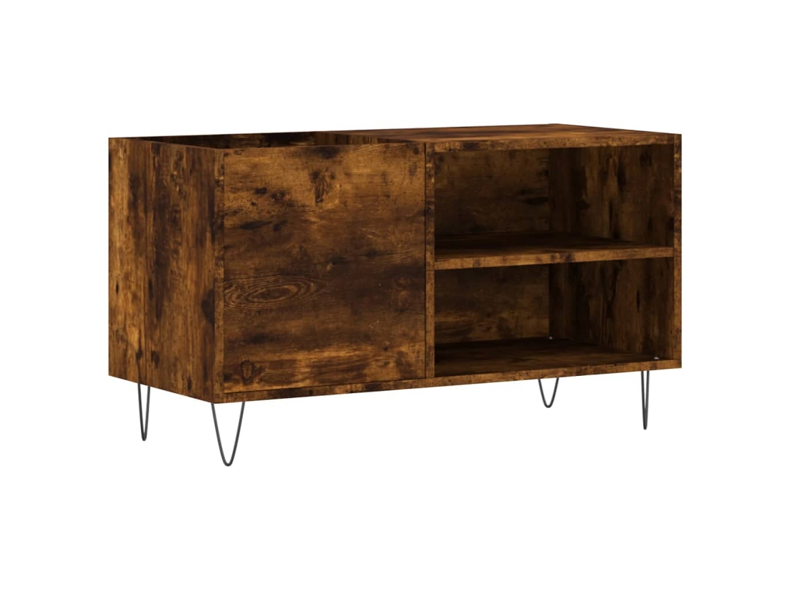 Record Cabinet, Record Cabinets Vidaxl Marrom Madeira Processada (n/a)