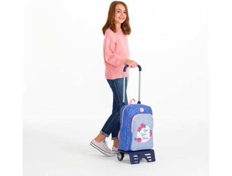Mochila ROLL ROAD Rose Azul (30x40x13cm)