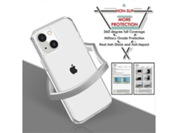 Capa Traseira Transparente De Pctpu Resistente A Choques Para Iphone 13 Mini De 5,4 Polegadas
