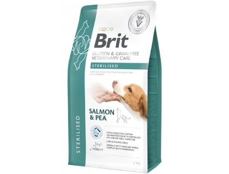 Brit Veterinary Diet Dog Sterilised Gluten & Grain-Free Salmon & Pea 12 kg
